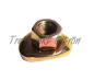 Preview: Radmutter kurz -gelb chromatiert-, 2CV / AK / DYANE / ID / DS / AMI / ...