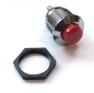 Preview: Starterknopf verchromt mit rotem Drücker, 2CV