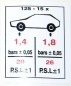 Preview: Aufkleber für Fahrertüre innen -Reifendruck- (4x4,5cm)