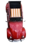 Preview: Sonnensegel orange/weiß gestreift, 2CV