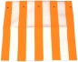 Preview: Sonnensegel orange/weiß gestreift, 2CV