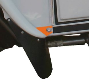 Haltelasche vom Kotflügel vorne -links oder rechts- an A-Säule / Schweller, 2CV / AK