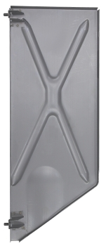 Abschlußinnenblech mit Kreuz (mit Stehbolzen) für AZU / AK  Kotflügel rechts