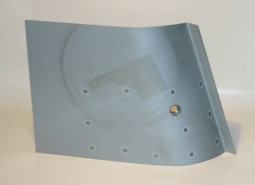 Gurtaufnahme links groß ca. 18cm hoch + Umfalzung, 2CV
