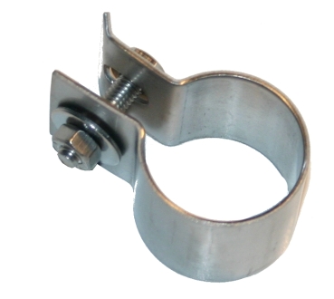 Auspuffhalter -Edelstahl- für Endrohr mitte/hinten, 2CV