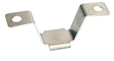Auspuffhalter vorne -Edelstahl- f. Auspuffringgummi Nachschalldämpfer, 2CV