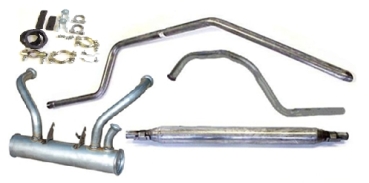 Auspuffanlage WALKER komplett, 2CV, Dyane, AMI8