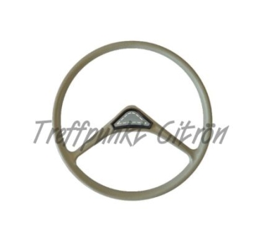 Lenkrad grau "Quillery" Bakelit passend ab 1964, inkl. mittlerer Abdeckung