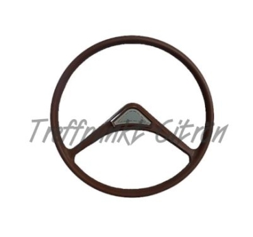 Lenkrad braun "Quillery" Bakelit passend ab 1964, inkl. mittlerer Abdeckung