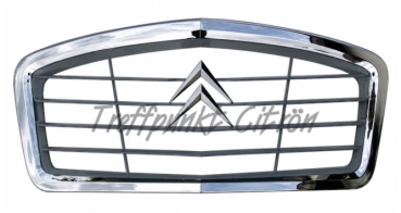 Haubengrill grau mit verchromtem Rahmen, 2CV/AK