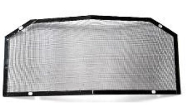 Fliegengitter hinter Haubengrill -schwarz lackiert-, 2CV/AK 60-74