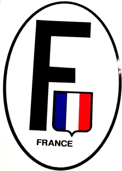 Aufkleber: F France