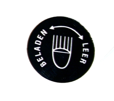 Aufkleber -Scheinwerferhöhenverstellung- (Ø 3cm), 2CV / AK