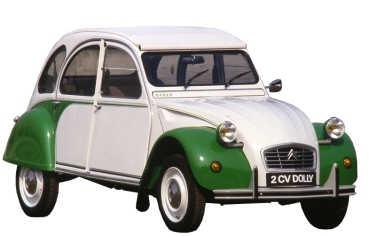 Klebesatz Dolly grün/weiß, 2CV