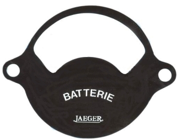 Aufkleber Voltmeter Jaeger, alte 2CV
