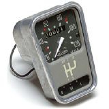 Tacho 12V klein JAEGER (Kilometerangabe bis 120km/h), 2CV