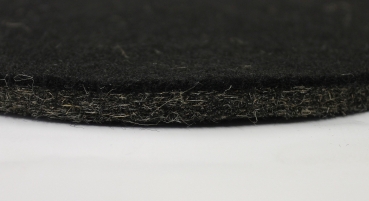 Dämm-Material Satz schwarz/Kenaf für Heckklappe, 3 teilig, 2CV