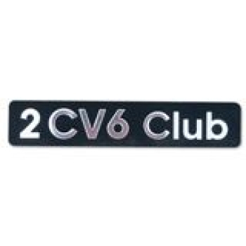2CV6 Club - Emblem für Heckklappe