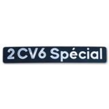 2CV6 Spècial - Emblem für Heckklappe