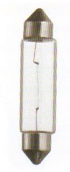 Sofitte 6Volt 5W (Sockel: SV8,5-8 / Maße: 11x39)