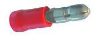 Rundstecker 4mm rot