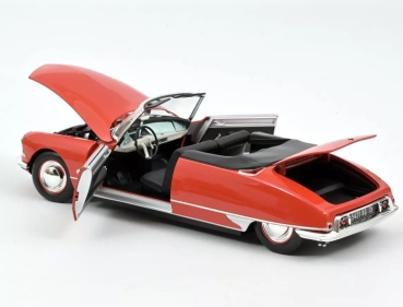 NOREV: Citroën DS19 Cabriolet 1961 corail rouge (1:18)