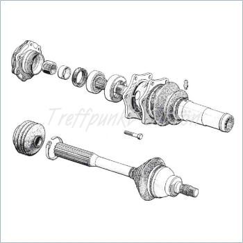 Preview: Befestigungsschelle gross für Manschette Radseite, 2CV / ...
