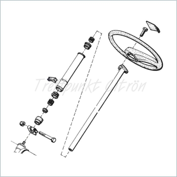 Lenkrohr, 2CV / AK / ...