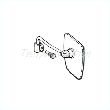 Preview: Schraubensatz (Inhalt: 2 Stück) zum Spannen des Spiegelfuss vom Aussenspiegel, 2CV / AK / AKDY / DYANE / MEHARI / ...