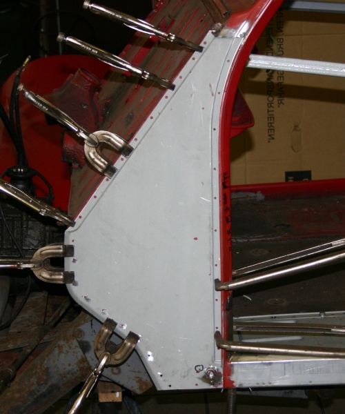 Dreiecksblech links (Seitenwand A-Säule), 2CV / AK