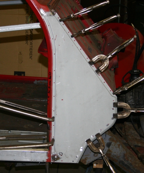 Dreiecksblech rechts (Seitenwand A-Säule), 2CV / AK