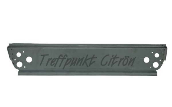Heckabschlußblech (nur Außenblech) klein mit Ecken links & rechts , 2CV