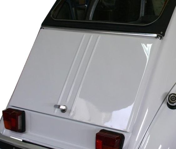 Heckklappe, inkl. Haltebügel für Heckklappenschließer, 2CV