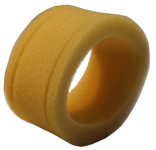 Luftfiltereinsatz mit Rillen (nur Schaumstoffring), 2CV6