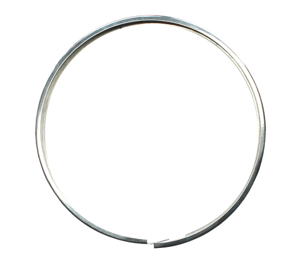 Scheinwerferzierring rund (Aluminium), 2CV