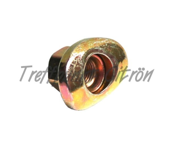Radmutter kurz -gelb chromatiert-, 2CV / AK / DYANE / ID / DS / AMI / ...