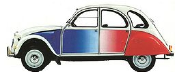 Klebesatz Cocorico, 2CV
