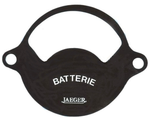Aufkleber Voltmeter Jaeger, alte 2CV