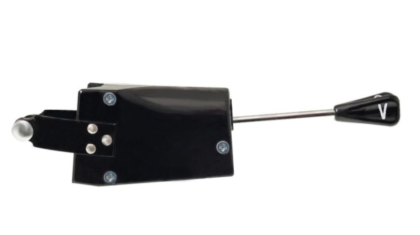 Lichtschalter schwarz -letzte Ausführung- mit Hupenfunktion, 2CV /