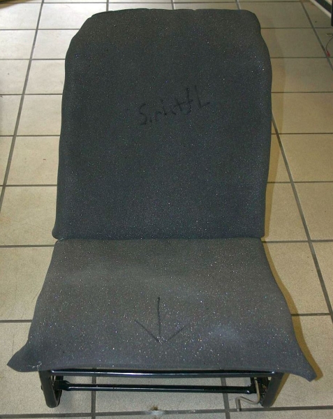 Schaumstoffunterlage "Sitz", 2CV / Dyane