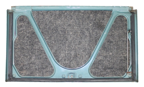 Dämm-Material Satz schwarz/Kenaf für Heckklappe, 3 teilig, 2CV