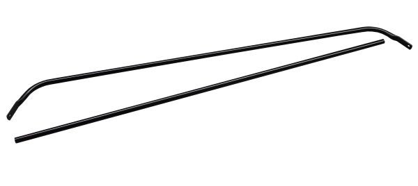 Hutablagehaltestangen-Set (1x gebogen + 1x gerade), 2CV