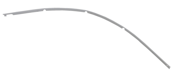 Kotflügelkeder (Aluminium) am Kotflügel hinten, 2CV
