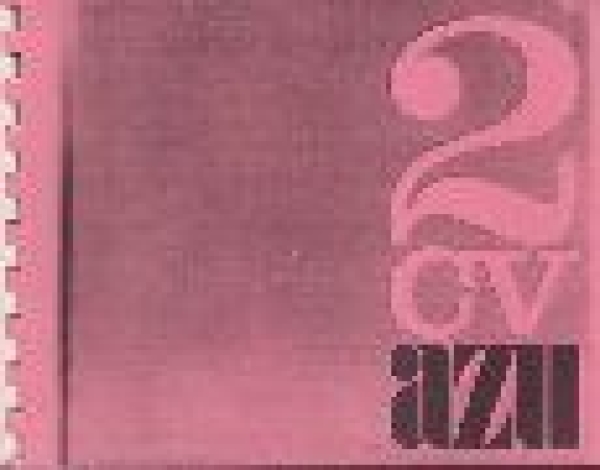 Bedienungsanleitung 2CV / AZU: Ausgabe Dezember 1965