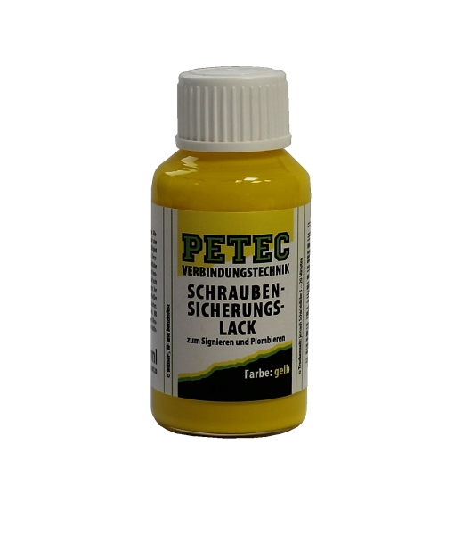 Schraubensicherungslack -gelb- (Pinselflasche), 20ml