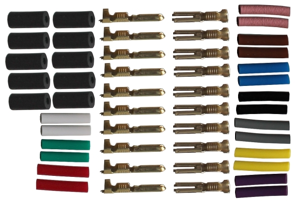 Rundstecker-Set: 4mm