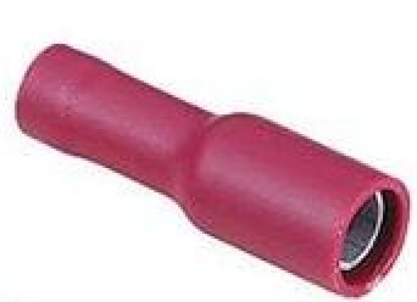 Rundsteckhülse 4mm rot