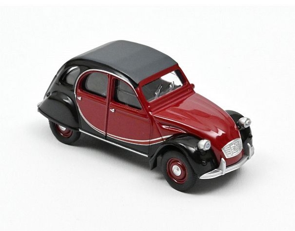 NOREV: Citroën 2CV Charleston rot / schwarz (1:64)