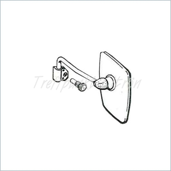 Schraubensatz (Inhalt: 2 Stück) zum Spannen des Spiegelfuss vom Aussenspiegel, 2CV / AK / AKDY / DYANE / MEHARI / ...